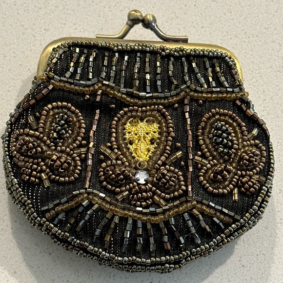 Adorable vintage beaded change purse in great used condition - Picture 6 of 12